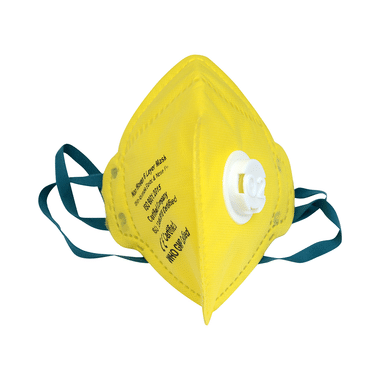 Dominion Care Non Woven 6 Layer Mask With Adjustable Elastic & Nose Pin Yellow