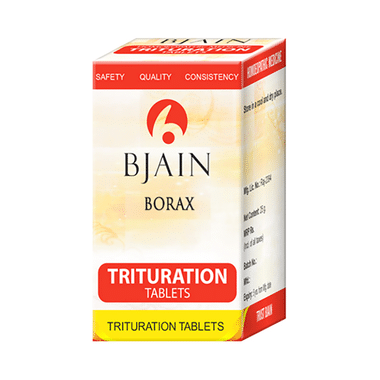 Bjain Borax Trituration Tablet 6X