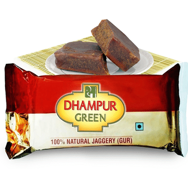 Dhampur Green Natural Jaggery (220gm Each)