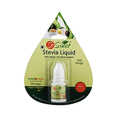 So Sweet Stevia Natural Sweetener For Diabetics | Zero Calorie | Liquid Drop