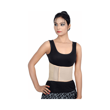 Wonder Care B102 Lumbar Support - Breathable Elastic Back Support Small Beige