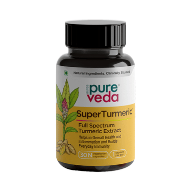 Aurea Pureveda Super Turmeric Vegetarian Capsule