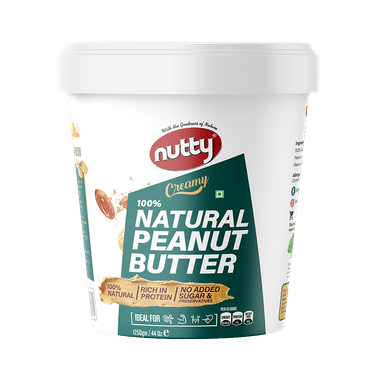 Nutty 100% Natural Peanut With Protein | No Added Sugar | Butter Creamy