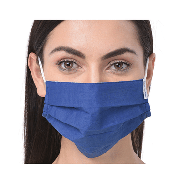 OrchidPlus 6 Ply Protect Face Mask Universal Royal Blue