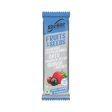 RiteBite Nutrition Bar With 4gm Protein Fruit And Seeds