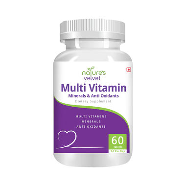 Nature's Velvet Multivitamin, Minerals And Antioxidants Tablet