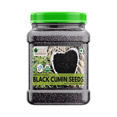 Bliss Of Earth Certified Organic Black Cumin Seeds