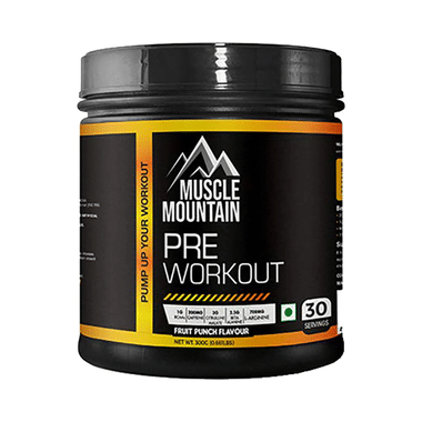 Muscle Mountain Pre Workout Fruit Punch