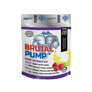 International Protein Brutal Pump Powder Raspberry Lemonade