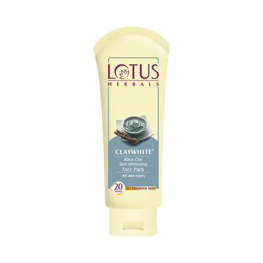 Lotus Herbals Claywhite Black Clay Skin Whitening Face Pack