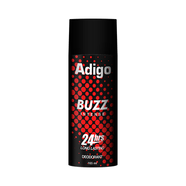 Adigo Buzz Intense 24hrs Long Lasting Deodorant (165ml Each)