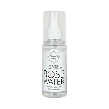 Nature's Veda Organic Steam Distilled Rose Water