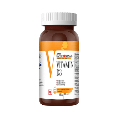 Abbie's Nutrition Plus Health Supplement Vitamin D3 Tablet