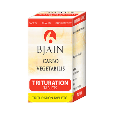 Bjain Carbo Vegetabilis Trituration Tablet 3X