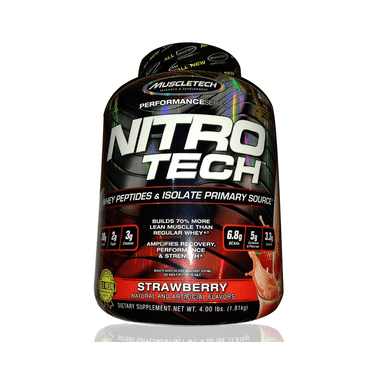 Muscletech Performance Series Nitro Tech Whey Isolate Strawberry