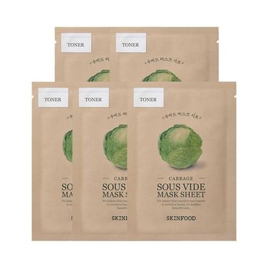 Skinfood Cabbage Sous Vide Mask Sheet (18gm Each)