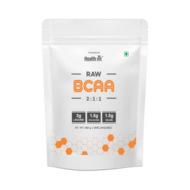 HealthVit Raw BCAA Powder Unflavoured