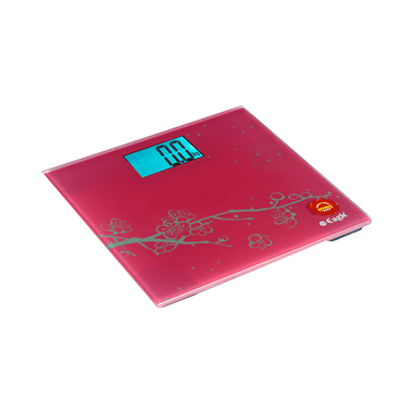 Eagle EEP1002A Electronic Personal Weighing Scale Pink Red