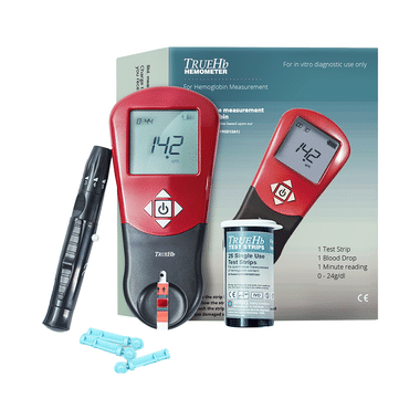 TrueHb Hemoglobin Meter With 25 Strips