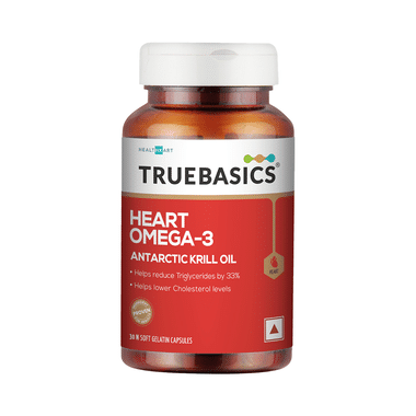TrueBasics Heart Omega 3 Soft Gelatin Capsule