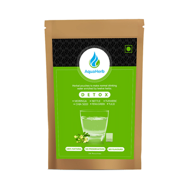 Budwhite AquaHerb Detox Pouch