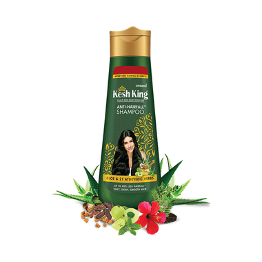 Kesh King Scalp And Hair Anti-Hairfall Shampoo With Aloe And 21 Herbs