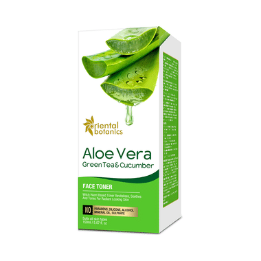 Oriental Botanics Aloe Vera Green Tea & Cucumber Face Toner