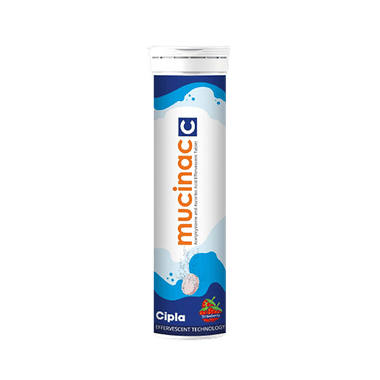 Mucinac C Effervescent Tablet Strawberry