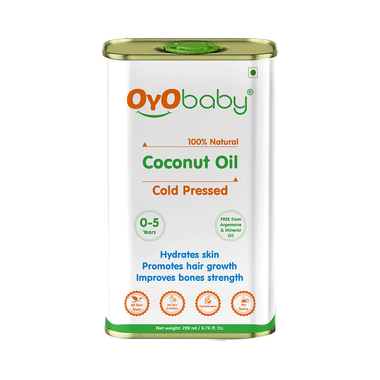 Oyo Baby 100% Natural Cold Pressed Coconut Oil For 0 To 5 Years