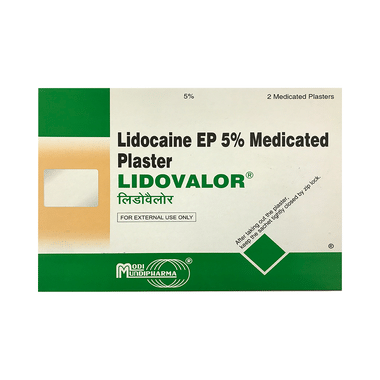 Lidovalor Medicated Transdermal Patch 14cm x 10cm