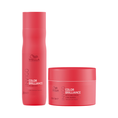 Wella Combo Pack Of Invigo Color Brilliance Shampoo 250ml & Mask 150ml