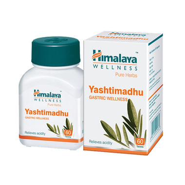 Himalaya Wellness Pure Herbs Yashtimadhu Tablet | Relieves Acidity & Manages Digestive Health