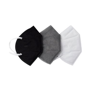 Ekana 5 Layer Filtration N95 Mask White, Black, Grey