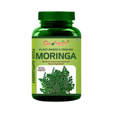 Geofresh Natural Plant Based & Organic Moringa Veg Capsule