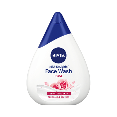 Nivea Milk Delights Sensitive Skin-Caring Rosewater Face Wash