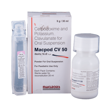 Macpod CV 50 Powder for Oral Suspension