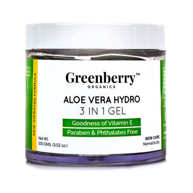 Greenberry Organics Aloe Vera Hydro 3-in-1 Gel