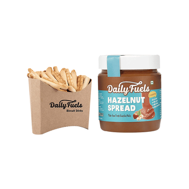 DailyFuels Hazelnut Spread with DailyFuels Biscuit Sticks Crunchy