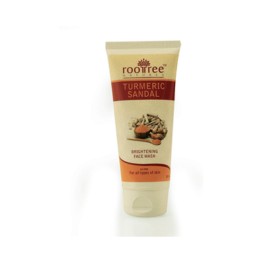 Roottree Natures Turmeric Sandal Brightening Face Wash