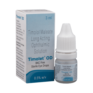 Timolet OD BKC free Eye Drop