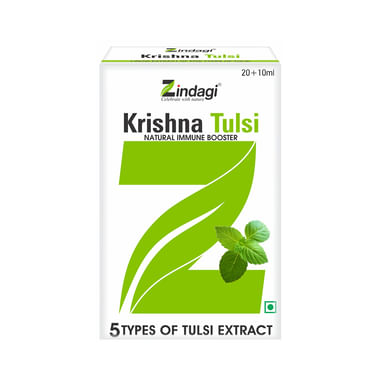 Zindagi Krishna Tulsi Natural Immune Booster 5 Types Of Tulsi Extract