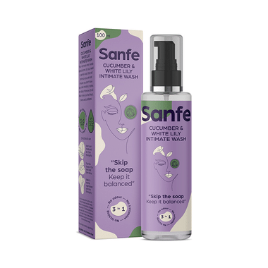 Sanfe Intimate Wash (100ml Each) Cucumber & White Lily