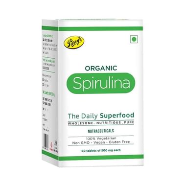 Parry's Organic Spirulina 500mg Tablet