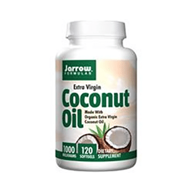 Jarrow Formulas Extra Virgin Coconut Oil 1000mg Soft Gelatin Capsule