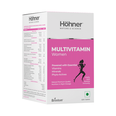 Hohner Multivitamin Women For Vitality, Joint, Stamina & Immunity | Tablet