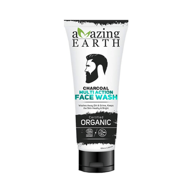 Amazing Earth Charcoal Multi Action Face Wash For Men