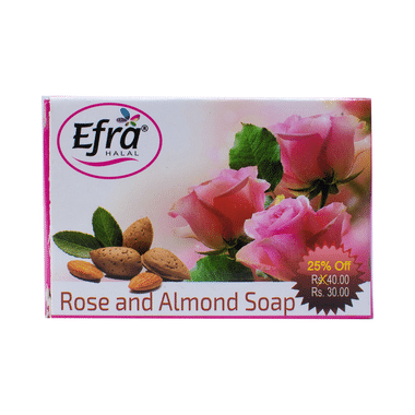 Efra Halal Rose And Almond Soap