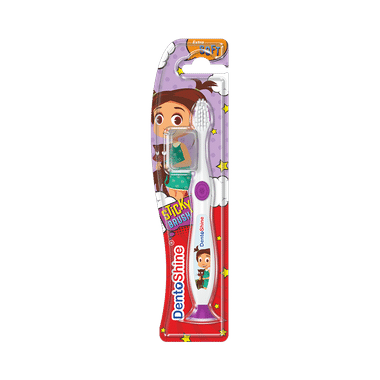 DentoShine Purple Sticky Toothbrush For Kids