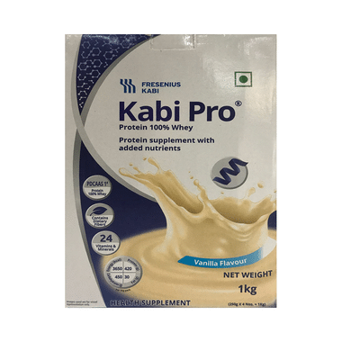 Kabipro 100% Whey Protein With Added Nutrients For Immune Support | Flavour Powder Vanilla