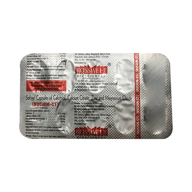 Nucium-CT Soft Gelatin Capsule